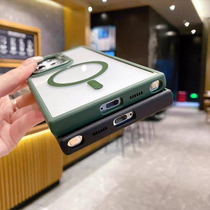 Samsung Transparente Magnetische Halterung Telefonhülle