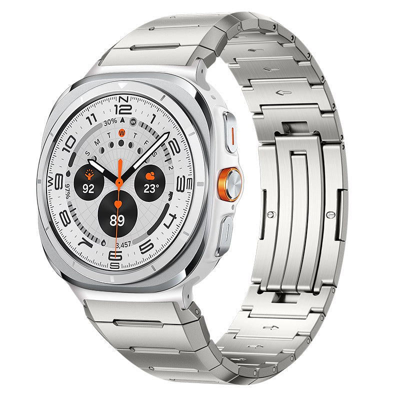 Geometrischer Abschnitt schlankes Stahlband geeignet für Samsung Uhrenarmbänder