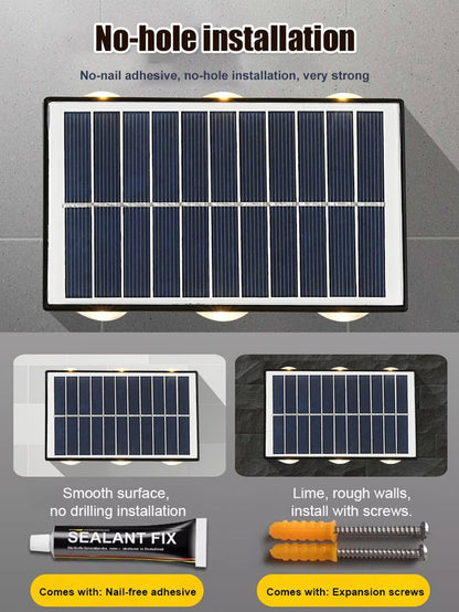 🔥🔥🔥Letzter Tag der Aktion 49% RABATT🔥🔥🔥 Solarbetriebene Wandleuchte🌞💡🌟