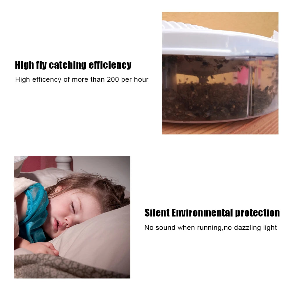 Elektrische Fliegenfalle Leise USB-betrieben und automatisch