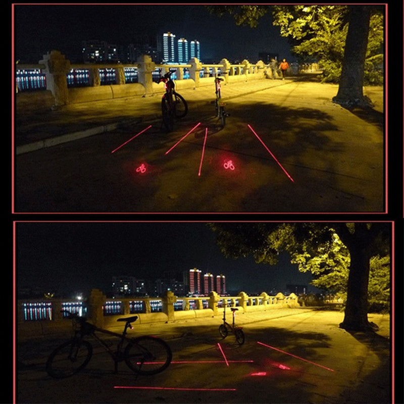 Fahrradprojektionsrücklichter