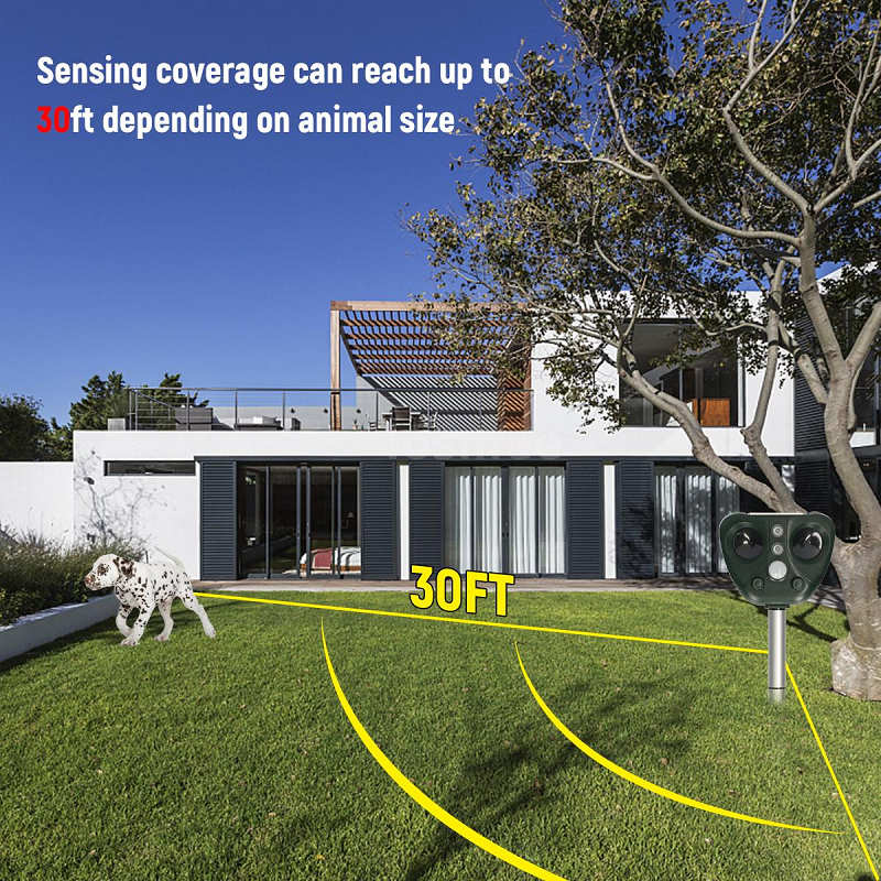 Ultrasonic Vogelvertreiber, Solarbetrieben