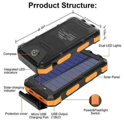 Tragbare Solar-Powerbank