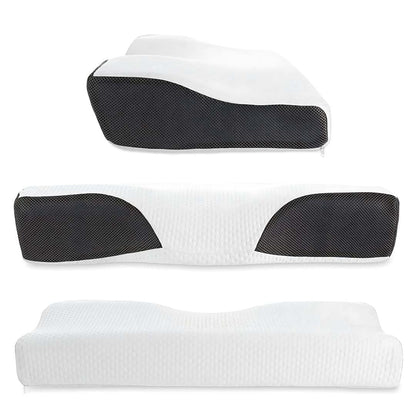Memory Foam Nackenstützkissen - Konturiertes Design zur Linderung von Nackenschmerzen und Verbesserung der Schlafqualität