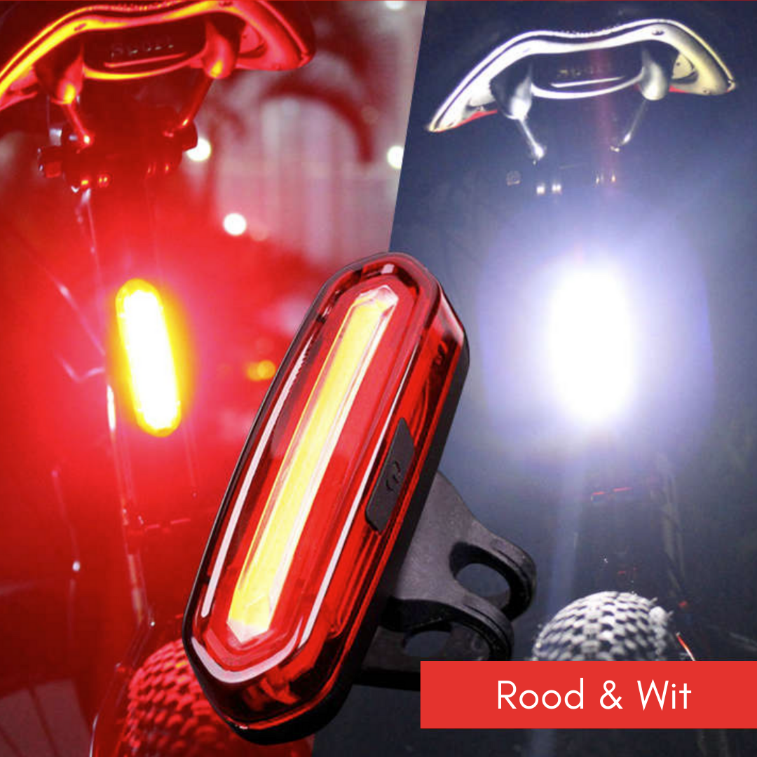 Zelara™ LightUp Fahrrad-LED-Rücklicht, abnehmbar und wiederaufladbar