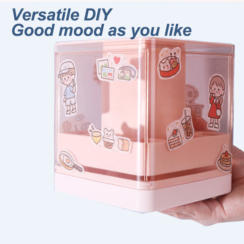 Pressendes Design - Transparente Kosmetik-Aufbewahrung mit Drehmechanismus