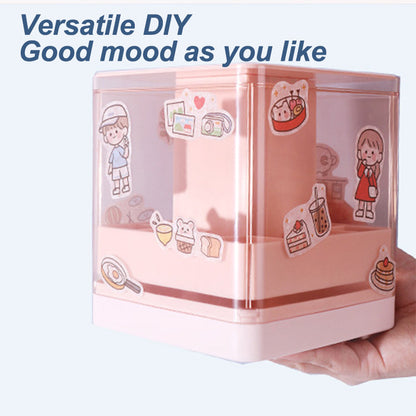 Pressendes Design - Transparente Kosmetik-Aufbewahrung mit Drehmechanismus