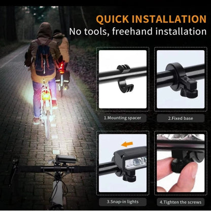 Ultra-Helle LED Fahrradlicht | Einstellbare Helligkeit | Wasserdicht &amp; Multi-Modus Fahrradlicht