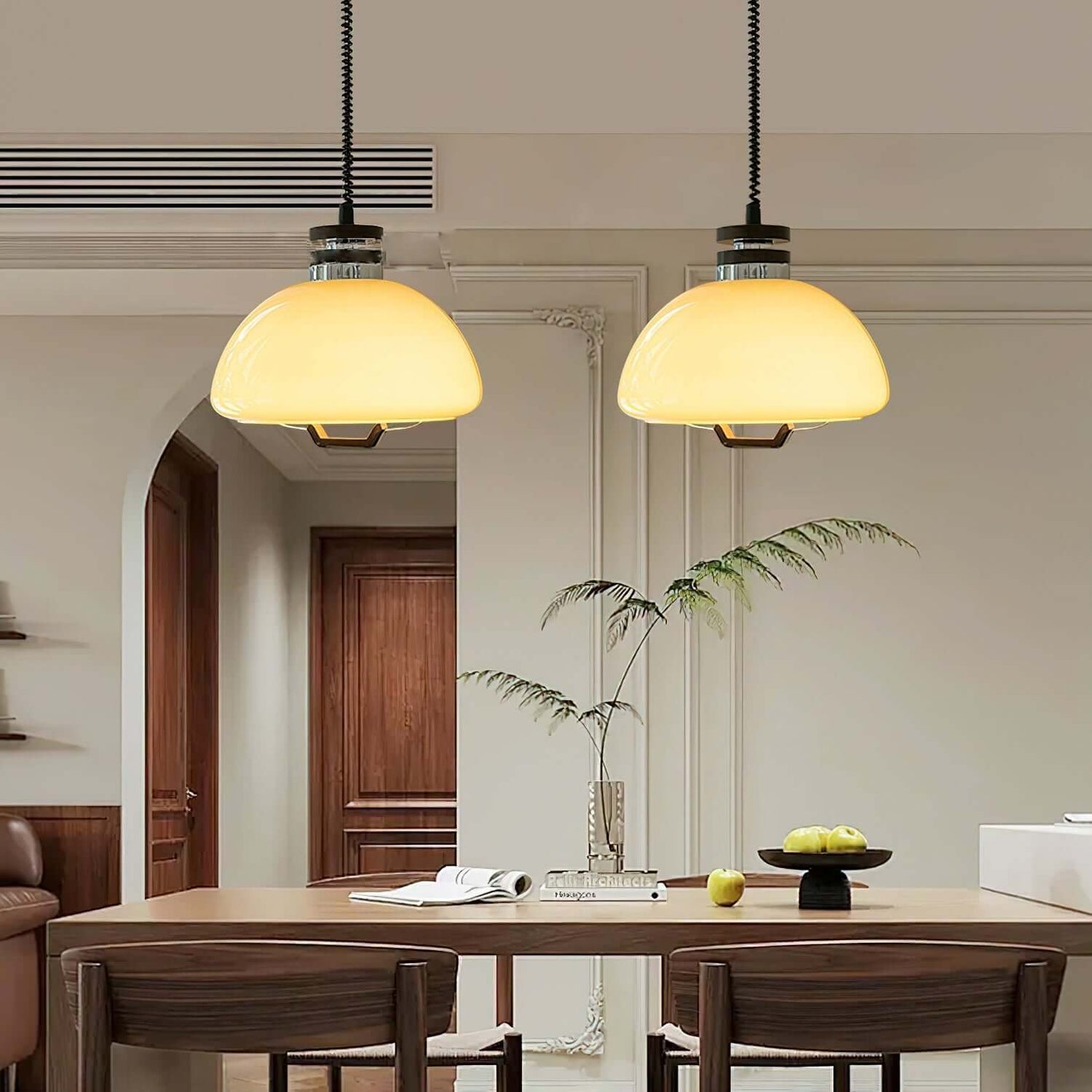 Moderne Pudding Pendelleuchte