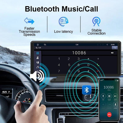 Touchscreen-auto-stereo mit Bluetooth und Rückfahrkamera