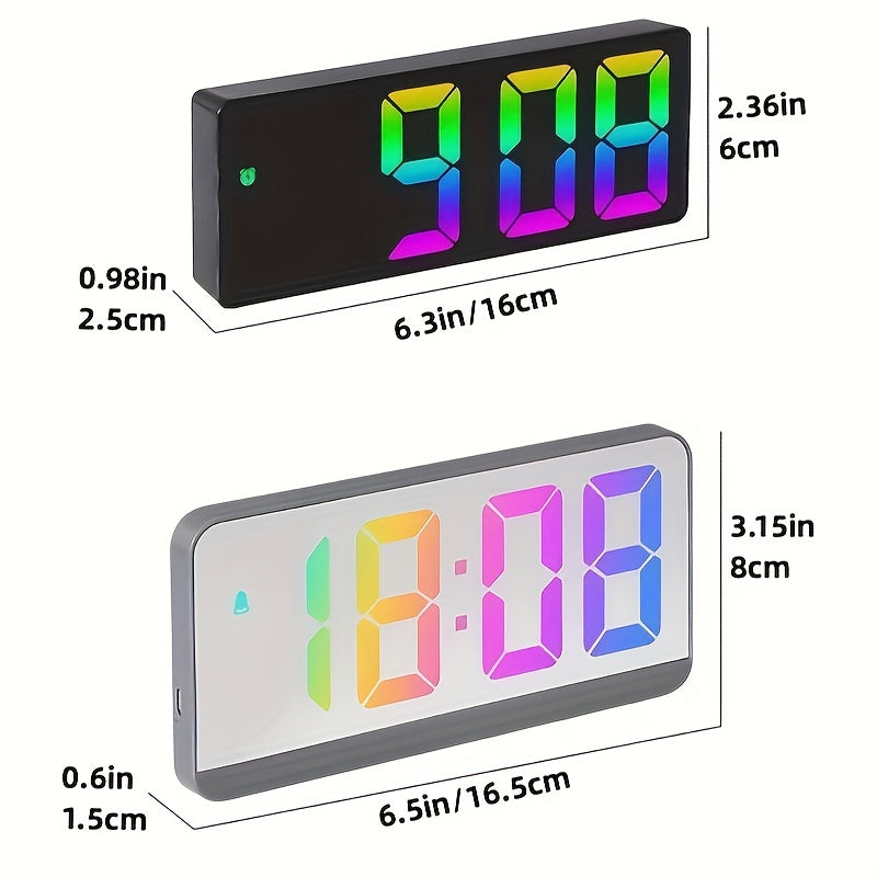 Bunte LED Digitaluhr – Für einen fröhlichen Start in den Tag