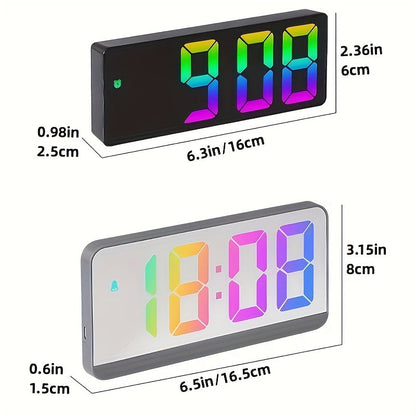 Bunte LED Digitaluhr – Für einen fröhlichen Start in den Tag