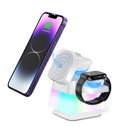 Magnetische Schnellladestation für iPhone, Apple Watch und Air Pods