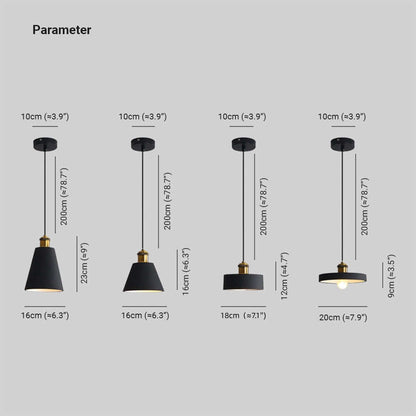 Moderne LED Pendelleuchte im Morandi-Stil