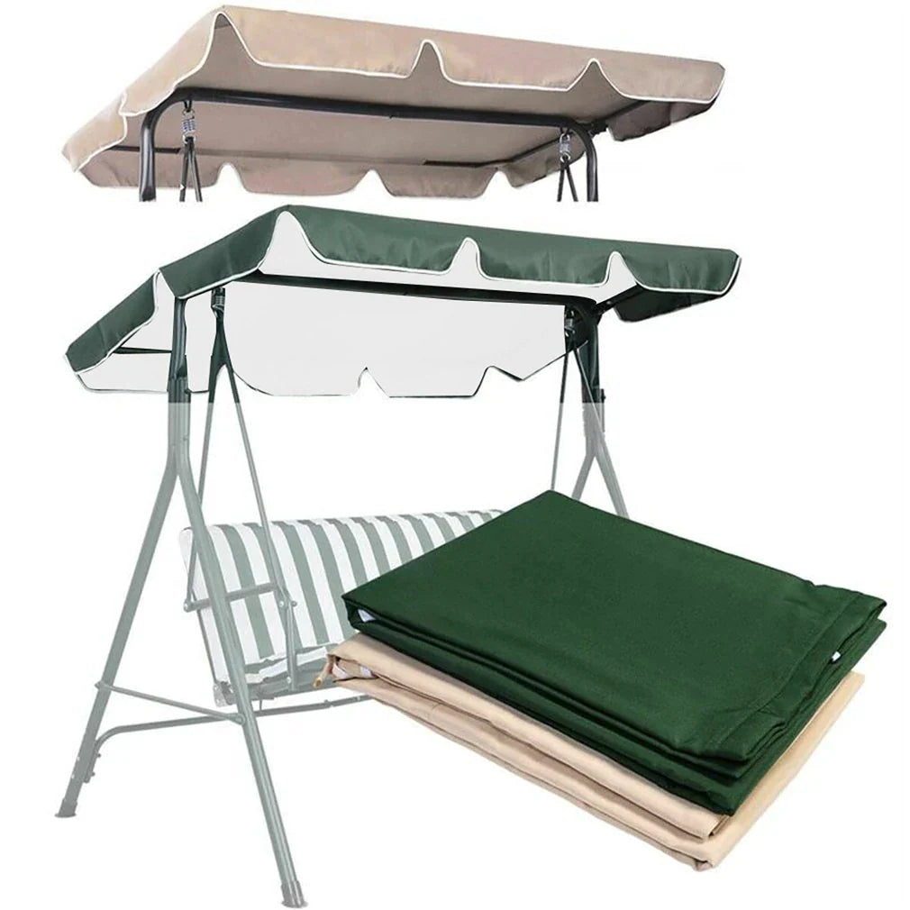 77&quot;X43&quot; Patio Outdoor Garten Schaukel 300D Sonnendach Ersatz Veranda Oberteil Abdeckung Sitz