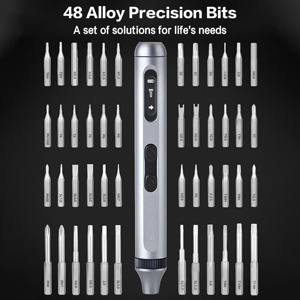 52-in-1 Mini-Präzisions-Magnetische Kabellose Elektrische Schraubendreher Set