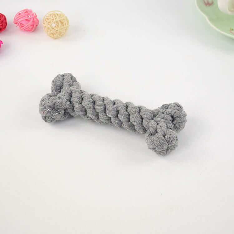 Hundespielzeug Zahnreinigung Seil - Kauspielzeug 15cm