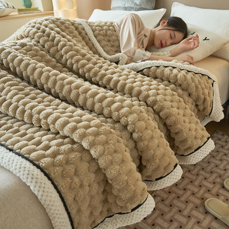 Kuscheldecke Flanell Fleece - Ultraweich &amp; Warm