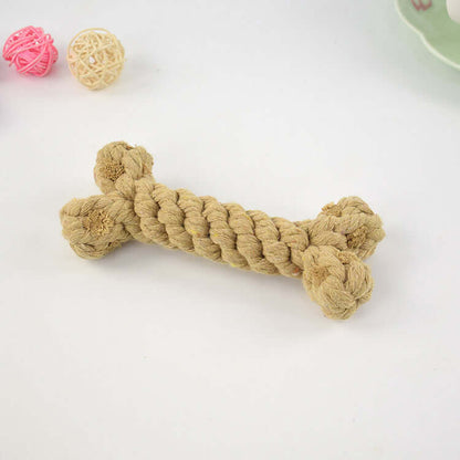 Hundespielzeug Zahnreinigung Seil - Kauspielzeug 15cm