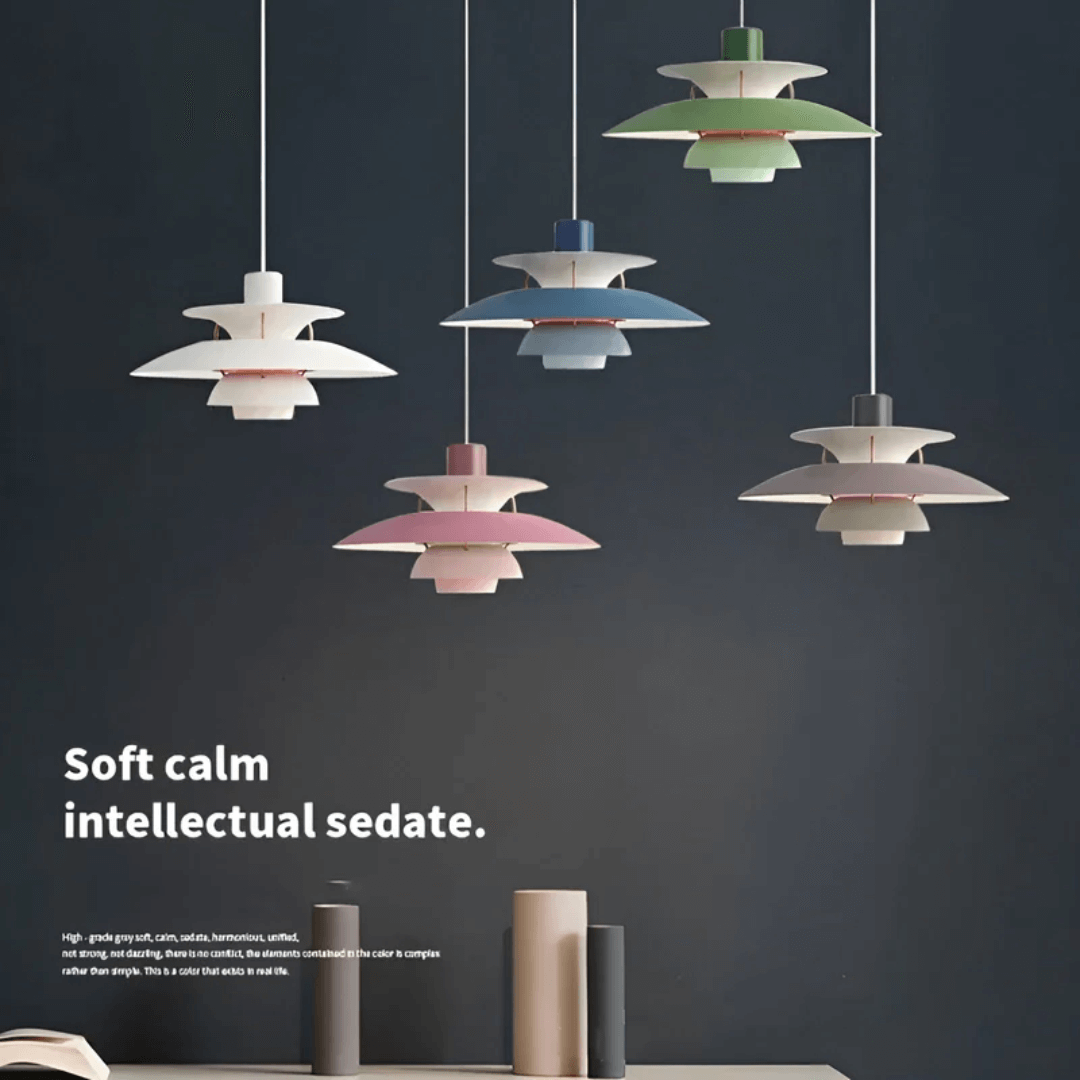 LED Pendelleuchte Modern Bunt Metall Design