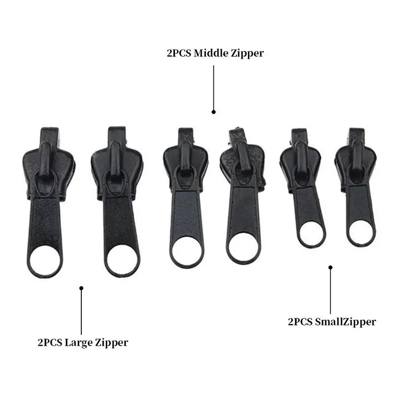Fix A Zipper – 6-Pack Universelle Reißverschluss Reparaturlösung