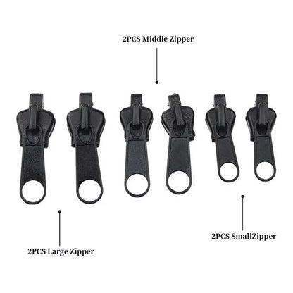 Fix A Zipper – 6-Pack Universelle Reißverschluss Reparaturlösung