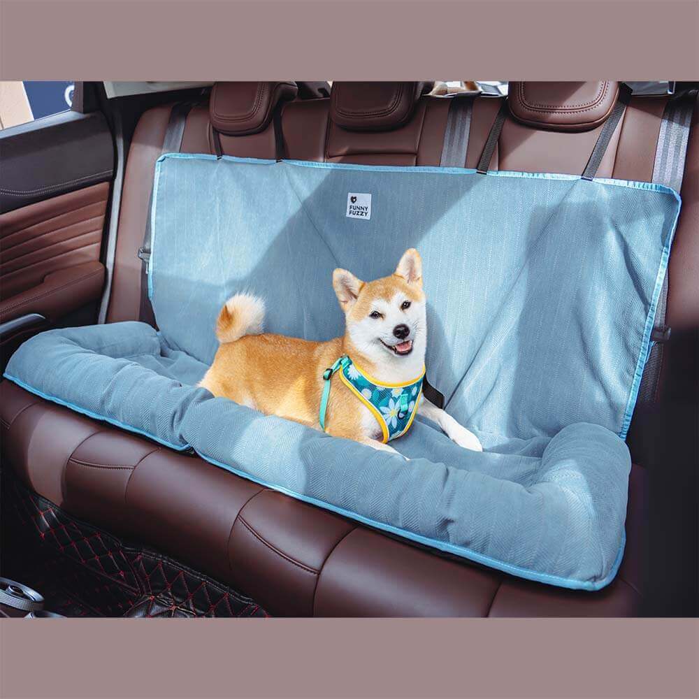 Hundeautositz &amp; Schutzdecke 2-in-1