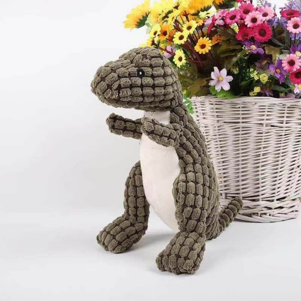 Plüschtier Dinosaurier für Hunde &amp; Katzen