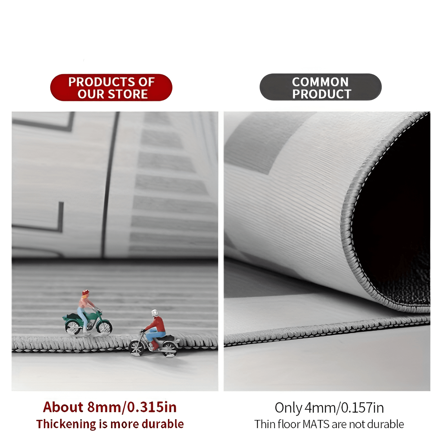 Ergonomische Komfort-Küchenmatte - Rutschfest &amp; Weich