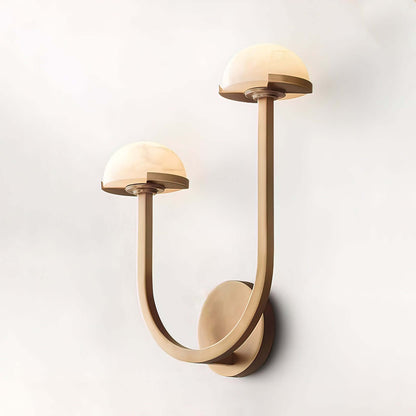 Pilz Alabaster Wandleuchte, Modernes Design