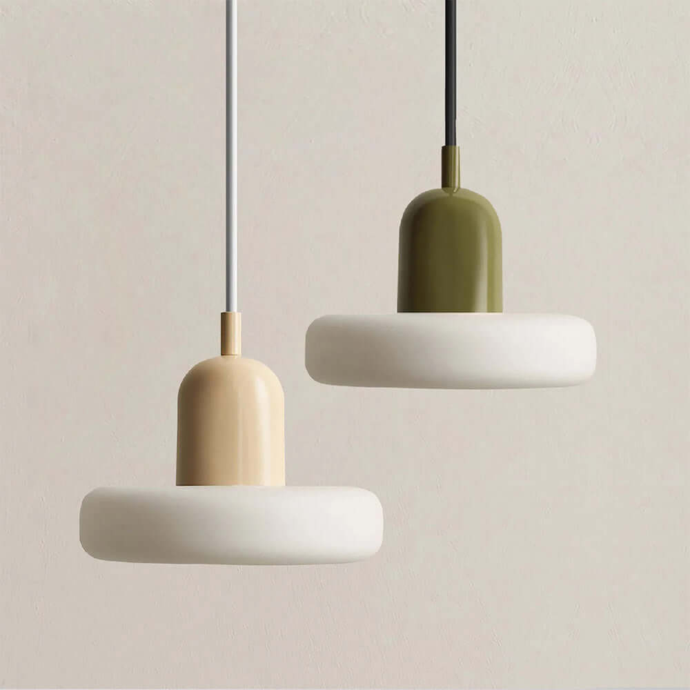 Moderne Pendelleuchte Glas &amp; Metall