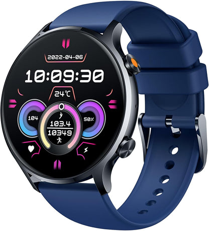 Zelara Fitness Uhr mit Telefonfunktion Wasserdicht QS40 Smartwatch