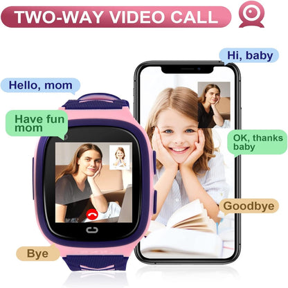 Smartwatch für Kinder – 4G GPS, Videoanruf &amp; SOS-Notruf
