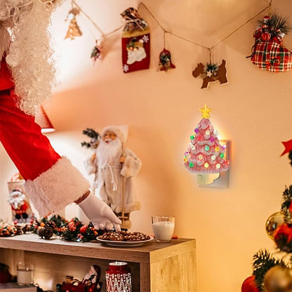 Zelara - Keramisches Weihnachtsbaum-Nachtlicht zum Einstecken
