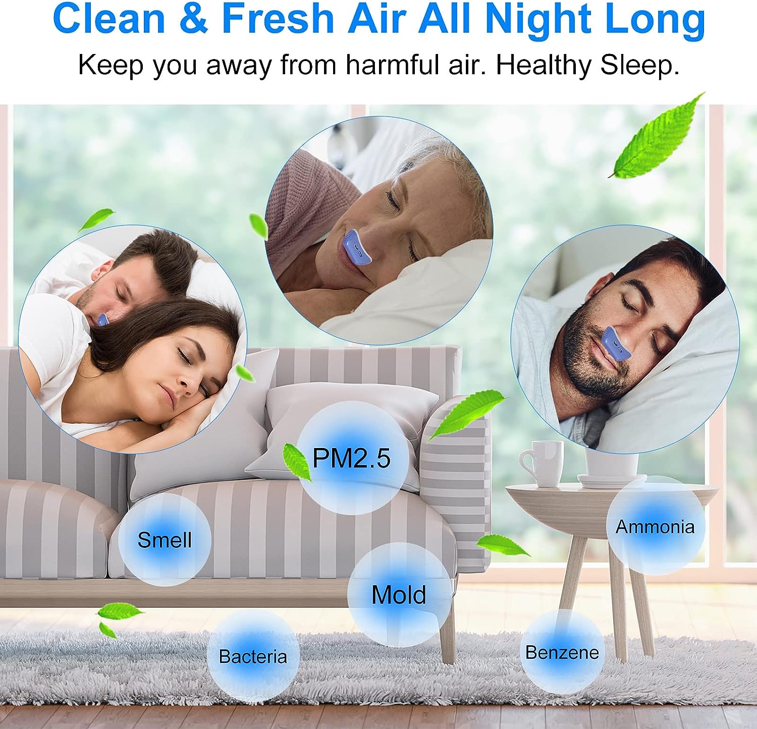 Micro CPAP Schlafapnoe Maschine für Reisen &amp; Anti-Schnarchen - CPAP Alternative