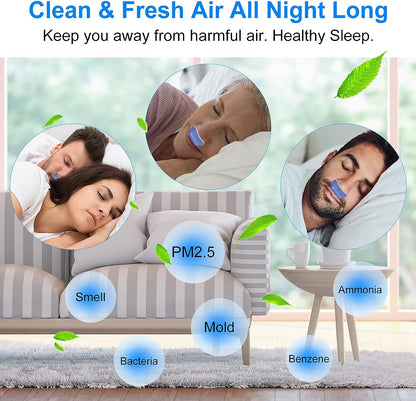 Micro CPAP Schlafapnoe Maschine für Reisen &amp; Anti-Schnarchen - CPAP Alternative