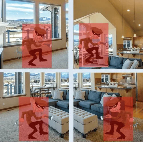 GuardView™ Überwachungskamera | 360° WLAN | Full HD &amp; Nachtsicht