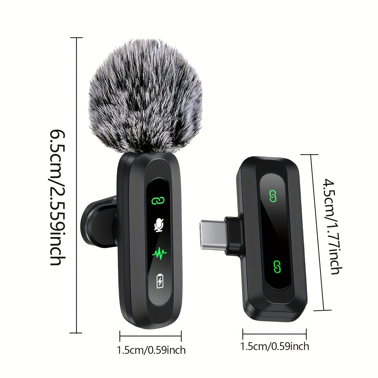 SoundClip Kabelloses Lavalier-Mikrofon - Für Smartphones und Tablets
