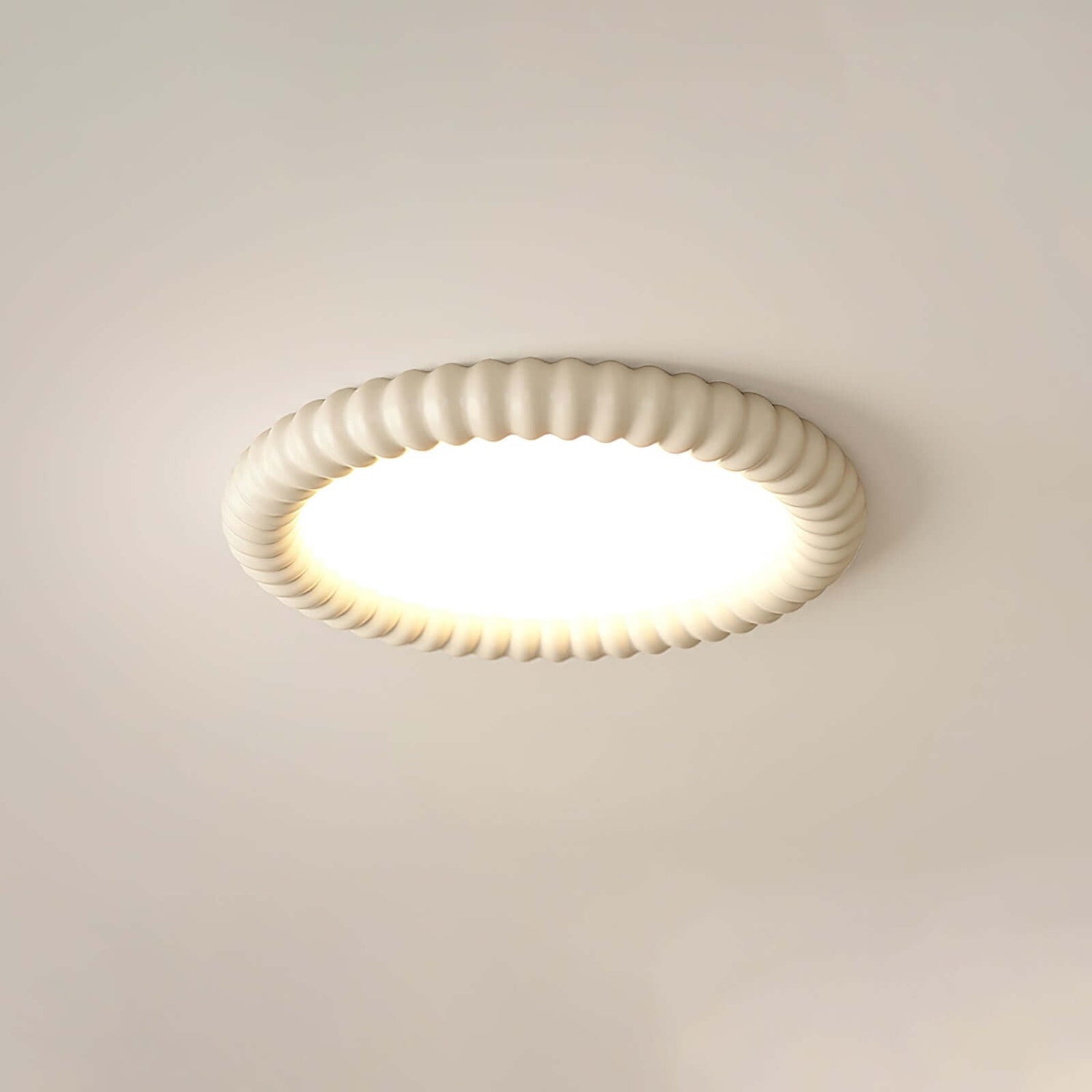 Moderne LED Deckenleuchte - Wellen-Design