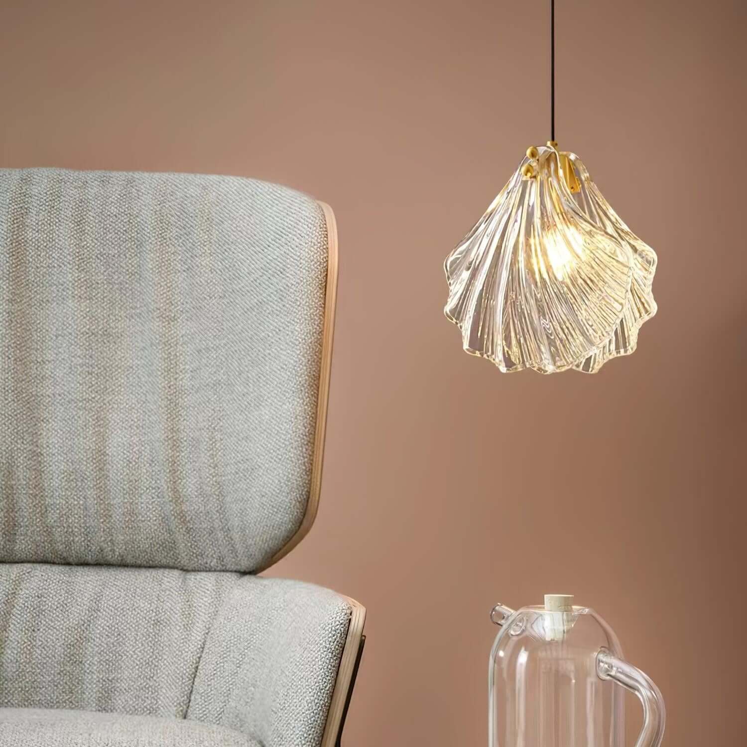 Muschel Mini Pendelleuchte