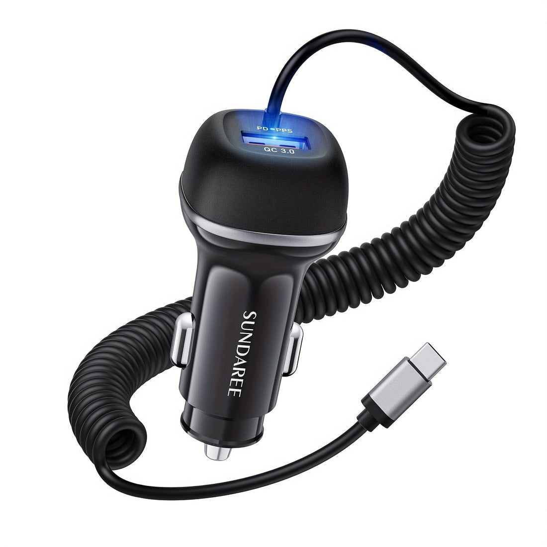 Schnell-Ladegerät USB-C fürs Auto | 51W, 3 Ports und QC 3.0