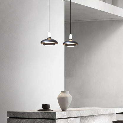 Moderne LED Pendelleuchte, Aluminium, 18cm