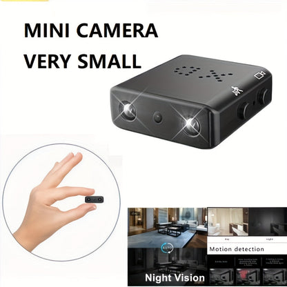 Mini-Kamera Full HD Ultra-Kompakt | Mikro-Kamera mit Loop-Aufnahme auf SD-Karte