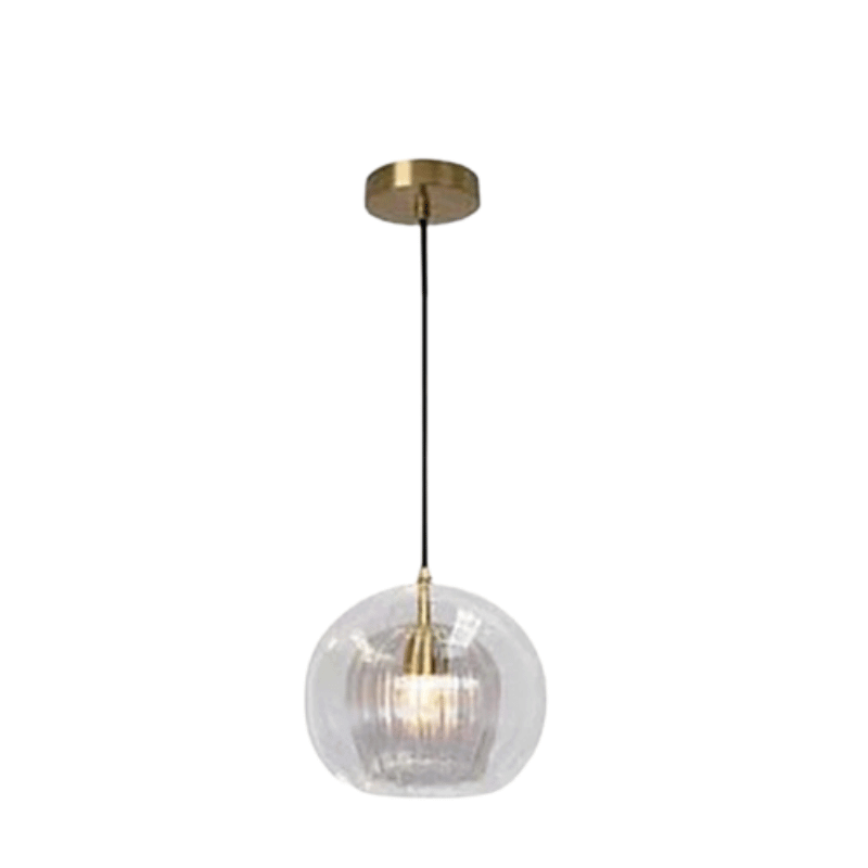 Moderne Hängeleuchte, Aluminium &amp; Glas, LumaLite