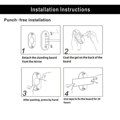 LED Kosmetikspiegel mit Vergrößerung