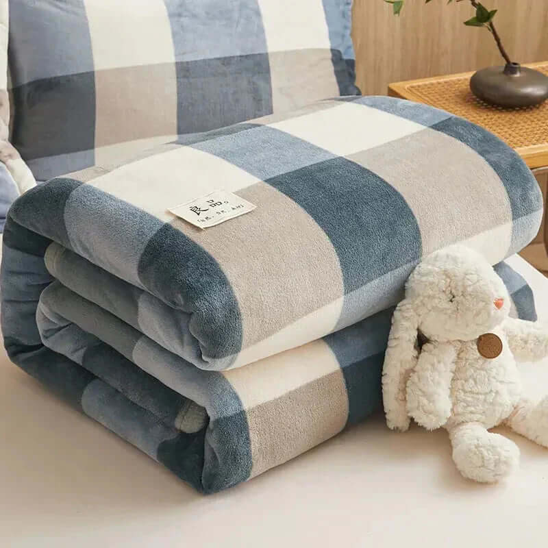 Kuschelige Flanell-Wohndecke - Weich, Warm &amp; Stilvoll