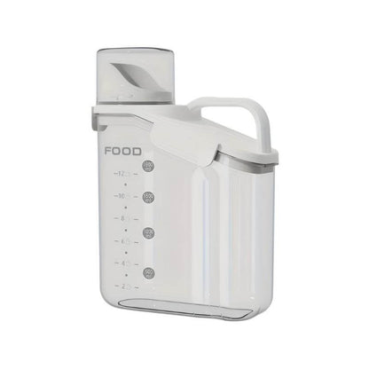 Luftdichter Trockenfutterbehälter mit Messbecher