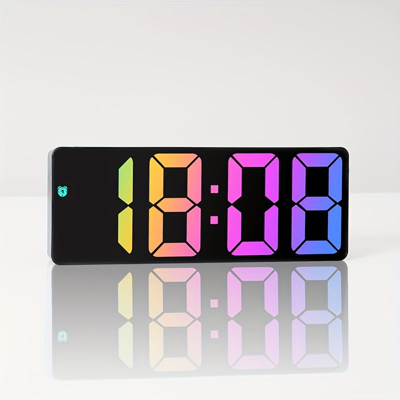 Bunte LED Digitaluhr – Für einen fröhlichen Start in den Tag