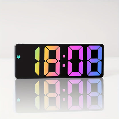 Bunte LED Digitaluhr – Für einen fröhlichen Start in den Tag