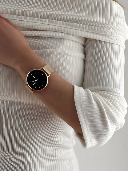 Milennia Smartwatch | Stilvolles Design | AMOLED HD | Gesundheits- &amp; Sportfunktionen